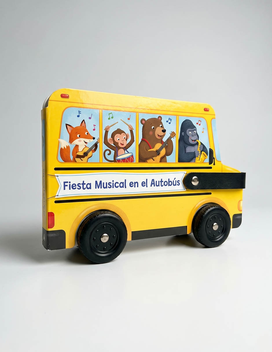 Libro fiesta musical en el autobus de elvira guindi dayan