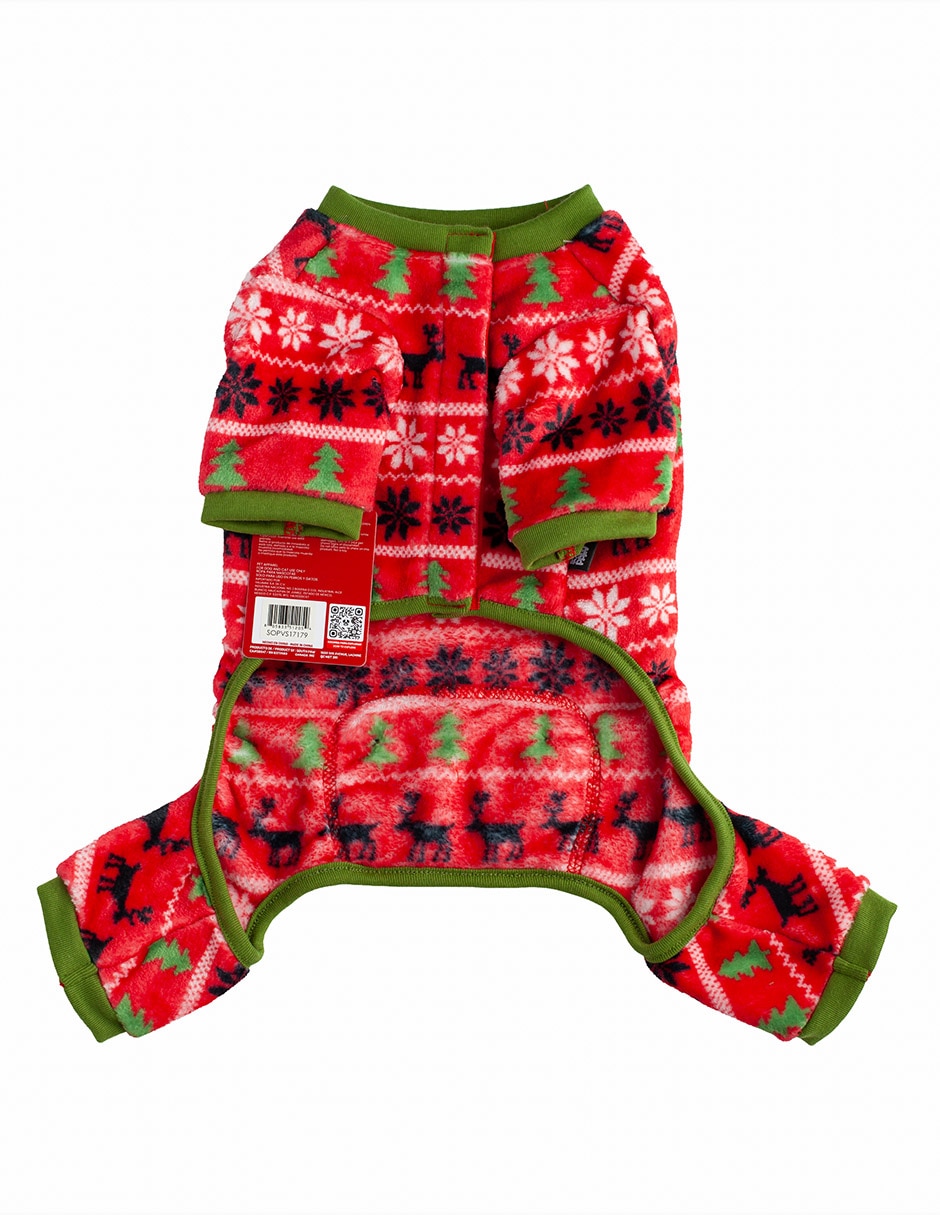 Pijama navideña para perro 5